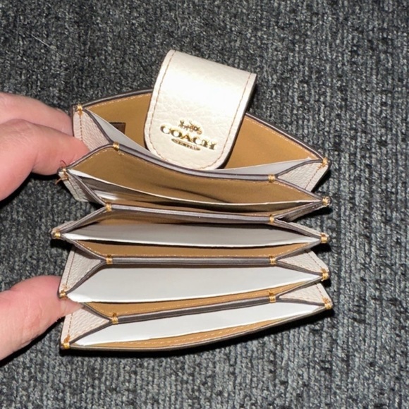 Coach Bags Coach Accordion Card Case Wallet Floral Cluster Print